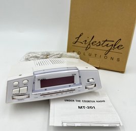 Under The Counter Radio - Lifestyle Solutions Model MT-201 - NEW IN BOX