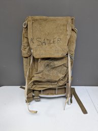 Vintage Boy Scouts Of America External Aluminum Frame Medium Cruiser Backpack