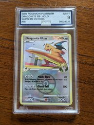 2009 Pokemon Plantinum Dragonite FB Supreme Victors #56 - AGS Graded 9