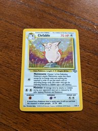 Pokemon TCG Clefable Jungle 1/64 Holo Unlimited Holo Rare