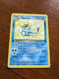 Pokemon TCG Vaporeon Jungle Rare 1st Edition #28