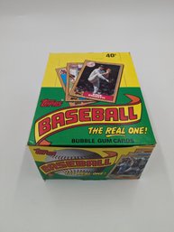 1987 Topps Baseball Cards Sealed Wax Pack Box - 36 Sealed Packs!