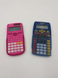 Pair Of Calculators - Texas Instruments, Casio