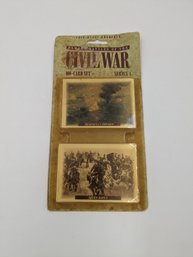 1991 Tuff Stuff Civil War Military Cards Set