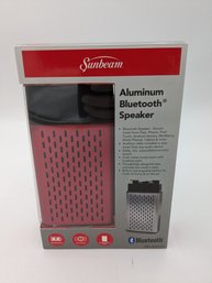 NEW Sunbeam Aluminum Wireless Bluetooth Speaker ($40 Retail)