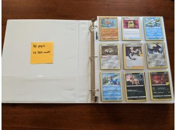 Large Album Of Pokemon Cards #5 - 720 Cards!