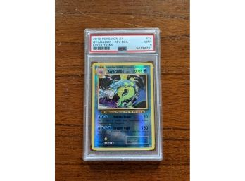 2016 Pokemon Card XY Gyarados Rev Foil Evolutions #34 - PSA 9