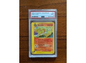 2003 Pokemon Card Aquapolis Ninetales #25 - PSA 9