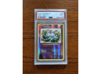 2016 Pokemon Card XY Mew Rev Foil Evolutions #53 - PSA 9