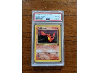 2000 Pokemon Card Rocket Charmander 1st Edition #50 - PSA 8