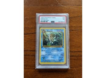 1999 Pokemon Card Fossil Omastar #40 1st Edition - PSA 7