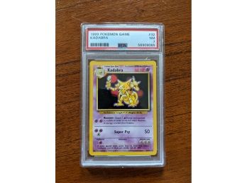 1999 Pokemon Card Game Kadabra #32 - PSA 7