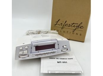 Under The Counter Radio - Lifestyle Solutions Model MT-201 - NEW IN BOX