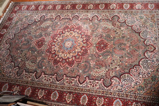 Hand Knotted Persian Lilihan Rug 9.6x6 Ft. #1260.