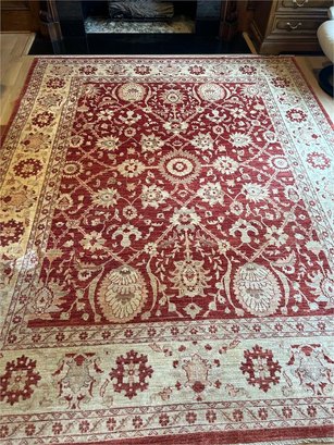 Hand Knotted Oushak Rug 10x8.4 Ft. #1263.  #1263