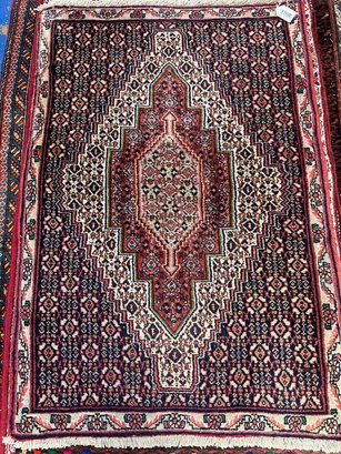 Hand Knotted Persian Bijar Rug 3.9x2.4 Ft. #1274 Ft