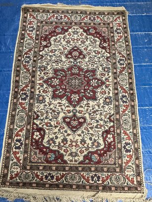 Hand  Knotted Turkish Rug 5x3.2 Ft  #1308.