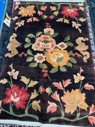 Hand Knotted Tibet Rug 4x6 Ft   #1315.