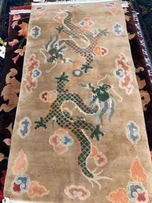Hand Knotted Tibet Rug 3.7x5.7 Ft   #1317