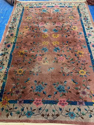 Hand Knotted Chinise Rug 6x9 Ft   #1320.