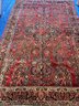 Antique Hand Knotted Persian Sarouk Rug 8x5.10 Ft.  #1329.