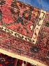 Hand Knotted Persian Hamedan Rug 3.9x6.5 Ft   #1335