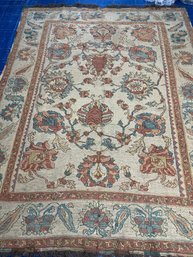 Hand Knotted Heriz Rug 5x3 Ft  #1054