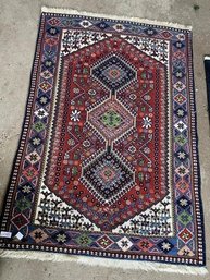 HandKnotted Turkman Rug  3x5 Ft.  #1094