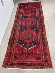 Hand Knoted Persian Hamedan Tug 9x3.5 Ft.  #1434