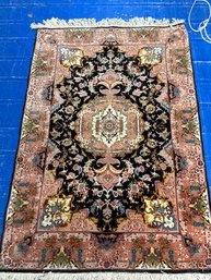 Hand Knotted Persian 50 Raj Tabriz Rug 5x3 Ft.  #1143