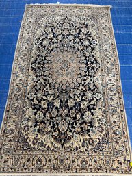 Hand Knotted Persian Nain Rug 4x6ft   #1163