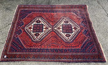 Hand Knotted Persian Joshagan Rug  6.4x4.10 Ft