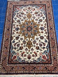 Hand Knotted Persian Tabriz Rug 5x3 Ft   #1243.