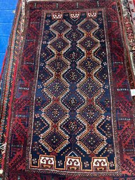 Hand Knotted Balouch Rug 5x2.7 Ft   # 1273