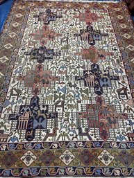 Hand Knotted Persian Soumak Rug  7.2x9.4 Ft. #1293