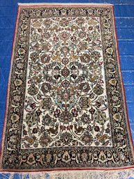 Hand Knotted Persian Silk Rug5.8x3.6 Ft.   #1305.