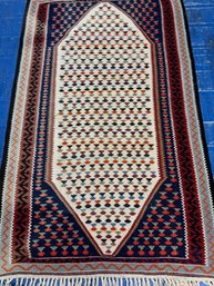 Hand Knotted KIlm Rug 3x5 Ft.  #1324.