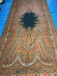 Antique Persian Paisily EmbroideryRug 4.5x7.5 Ft   #1380