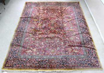 Hand Knotted Turkish Animal Rug 8x11 Ft