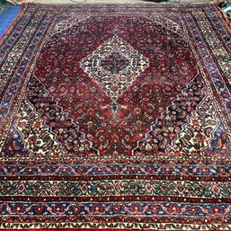 Hand Knotted Persian Lilihan Rug 8.10x11.10 Ft   #1392