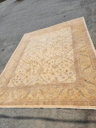 Hand Knotted Oushak Rug 10x7.10 Ft   #1405