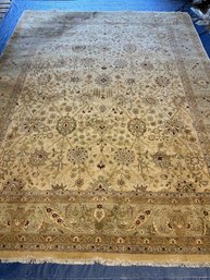 Hand Knotted Oushak Rug 10x7.10 Ft   #1405