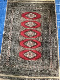 Hand Knotted Bohkara Rug 5x3 Ft   #1410