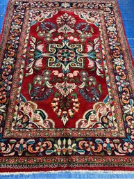 Hand Knotted Persian Lilihan Rug 5x7.4 Ft   #1412