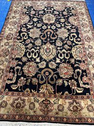 Hand Knotted Agra Tabriz Rug 9x6.2 Ft. #1413