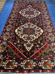 Hand Knotted Persian Bahkterie Rug 5.6x8.3 Ft   #1414