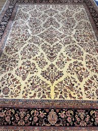 Hand Knotted Sarouk Rug 9.x12. Ft   #1429.