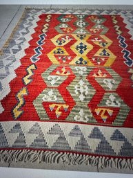 Hand Knotted Kilm Rug 5x3 Ft.  #1446