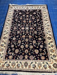 Hand Knotted Indo Tabriz Rug 4x7 Ft.  #1469