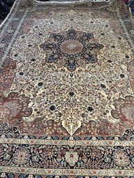 Hand Knotted Agra Tabriz Rug 9x12 Ft   #1472